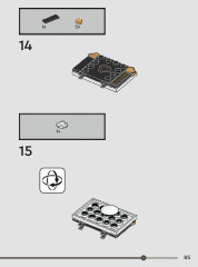 LEGO 76421 instructions page 85 – build guide