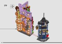 LEGO 76422 instructions page 182 – build guide