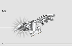 LEGO 76425 instructions page 72 – build guide