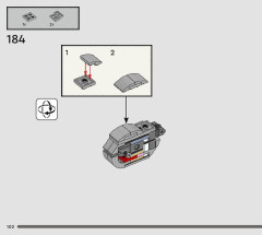 LEGO 76427 instructions page 102 – build guide