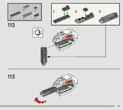 LEGO 76427 instructions page 71 – build guide