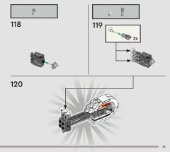 LEGO 76427 instructions page 73 – build guide