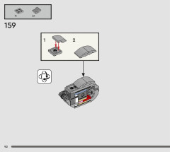 LEGO 76427 instructions page 92 – build guide