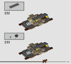 LEGO 76428 instructions page 153 – build guide