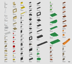 LEGO 76428 instructions page 185 – build guide