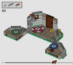 LEGO 76428 instructions page 74 – build guide