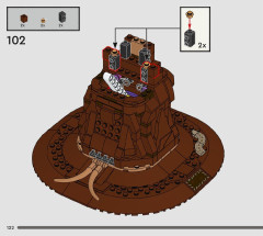 LEGO 76429 instructions page 122 – build guide