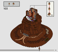 LEGO 76429 instructions page 123 – build guide