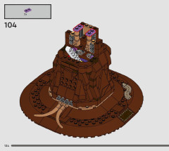 LEGO 76429 instructions page 124 – build guide