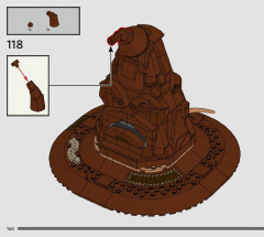 LEGO 76429 instructions page 140 – build guide