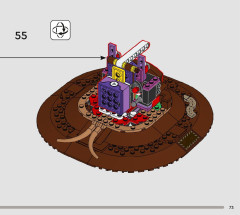 LEGO 76429 instructions page 73 – build guide