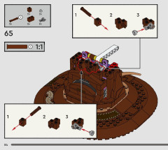 LEGO 76429 instructions page 84 – build guide