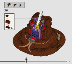 LEGO 76429 instructions page 99 – build guide