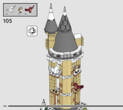 LEGO 76430 instructions page 102 – build guide