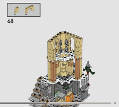 LEGO 76430 instructions page 73 – build guide