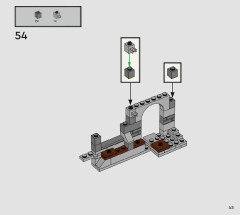 LEGO 76431 instructions page 45 – build guide
