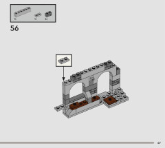 LEGO 76431 instructions page 47 – build guide