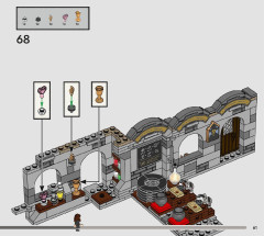 LEGO 76431 instructions page 61 – build guide