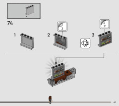 LEGO 76431 instructions page 67 – build guide
