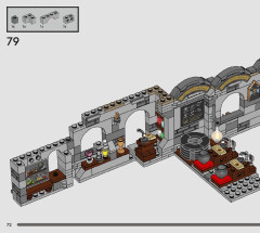 LEGO 76431 instructions page 72 – build guide