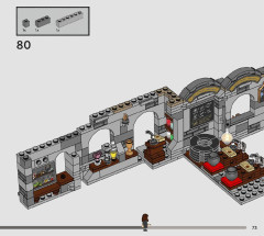 LEGO 76431 instructions page 73 – build guide