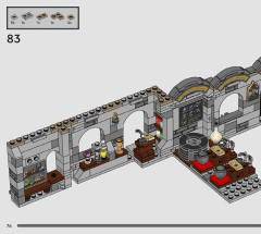LEGO 76431 instructions page 76 – build guide
