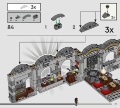 LEGO 76431 instructions page 77 – build guide