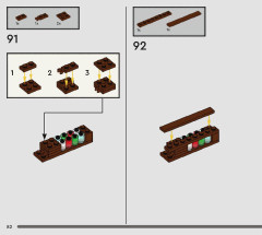 LEGO 76431 instructions page 82 – build guide