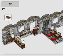 LEGO 76431 instructions page 86 – build guide