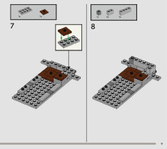 LEGO 76431 instructions page 9 – build guide