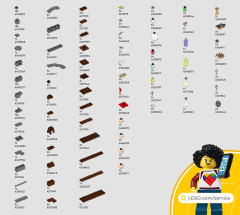 LEGO 76431 instructions page 95 – build guide