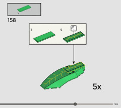 LEGO 76433 instructions page 105 – build guide