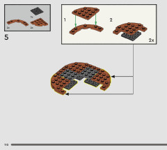 LEGO 76433 instructions page 110 – build guide