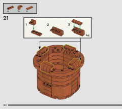 LEGO 76433 instructions page 122 – build guide