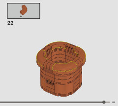 LEGO 76433 instructions page 123 – build guide
