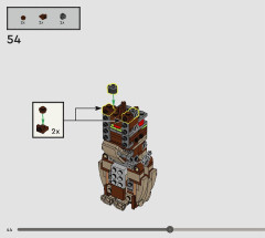 LEGO 76433 instructions page 44 – build guide