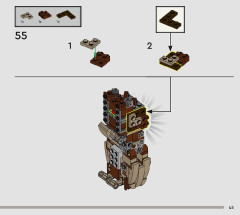 LEGO 76433 instructions page 45 – build guide