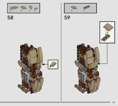 LEGO 76433 instructions page 47 – build guide