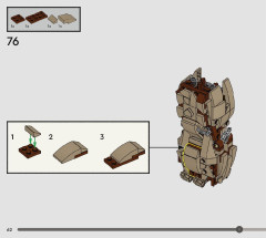 LEGO 76433 instructions page 62 – build guide