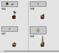 LEGO 76433 instructions page 74 – build guide