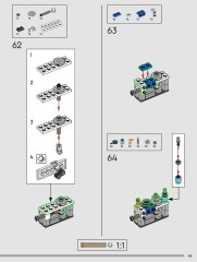 LEGO 76437 instructions page 45 – build guide