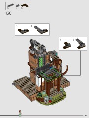 LEGO 76437 instructions page 83 – build guide
