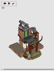 LEGO 76437 instructions page 84 – build guide