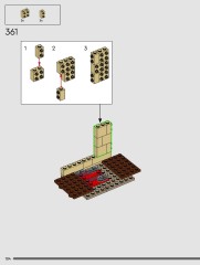 LEGO 76437 instructions page 104 – build guide