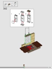 LEGO 76437 instructions page 105 – build guide