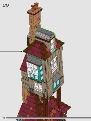 LEGO 76437 instructions page 140 – build guide