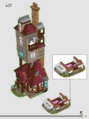 LEGO 76437 instructions page 141 – build guide