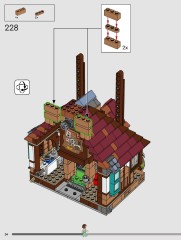 LEGO 76437 instructions page 34 – build guide