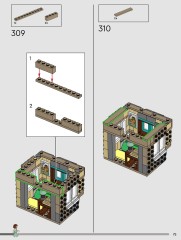 LEGO 76437 instructions page 75 – build guide