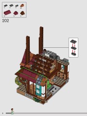 LEGO 76437 instructions page 8 – build guide